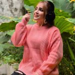 تونیک بافت یقه گرد رنگی - مانتو پاتریس رشت