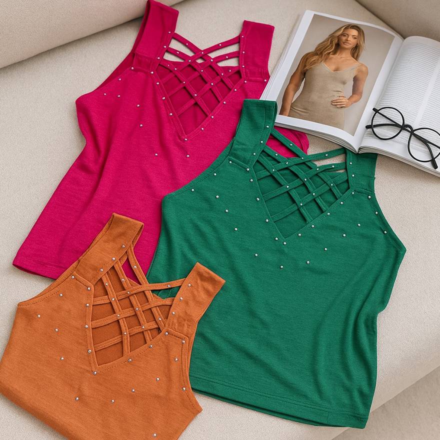 تاپ پنجره ای نگینی - مانتو پاتریس رشت