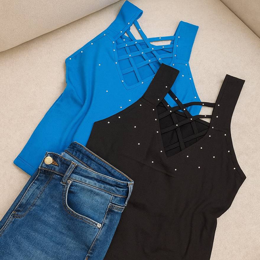 تاپ پنجره ای نگینی - مانتو پاتریس رشت