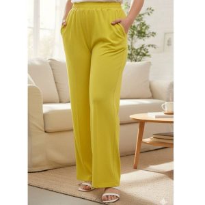 شلوار راسته گلکسی زرد - مانتو پاتریس رشت