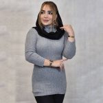 بلوز یقه اسکی بافت - مانتو پاتریس رشت