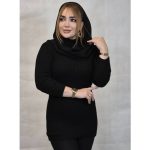 بلوز یقه اسکی بافت - مانتو پاتریس رشت