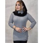 بلوز یقه اسکی بافت - مانتو پاتریس رشت