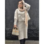 ست بلوز سارافون بافت قلبی