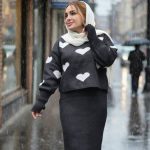 ست بلوز سارافون بافت قلبی