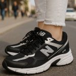 کتونی نیوبالانس مشکی نقره ای - مانتو پاتریس رشت