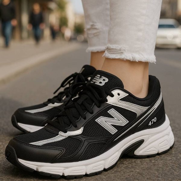 کتونی نیوبالانس مشکی نقره ای - مانتو پاتریس رشت