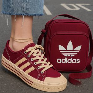 کتونی ونس سه خط زرشکی - مانتو پاتریس رشت