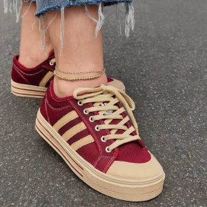 کتونی ونس سه خط زرشکی - مانتو پاتریس رشت