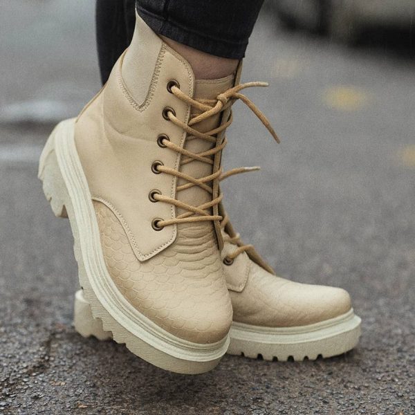 بوت بندی پوست ماری کرم - مانتو پاتریس رشت