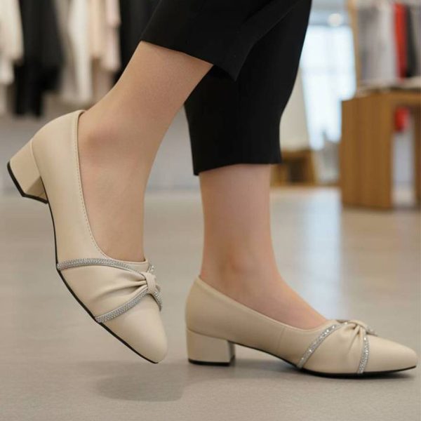 کفش پاپیون کرم - مانتو پاتریس رشت