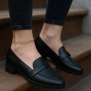 کالج پاشنه دار مشکی - مانتو پاتریس رشت