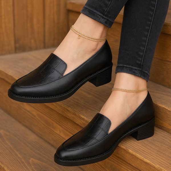 333004642-2 کالج مشکی طرح مربعی - مانتو پاتریس رشت