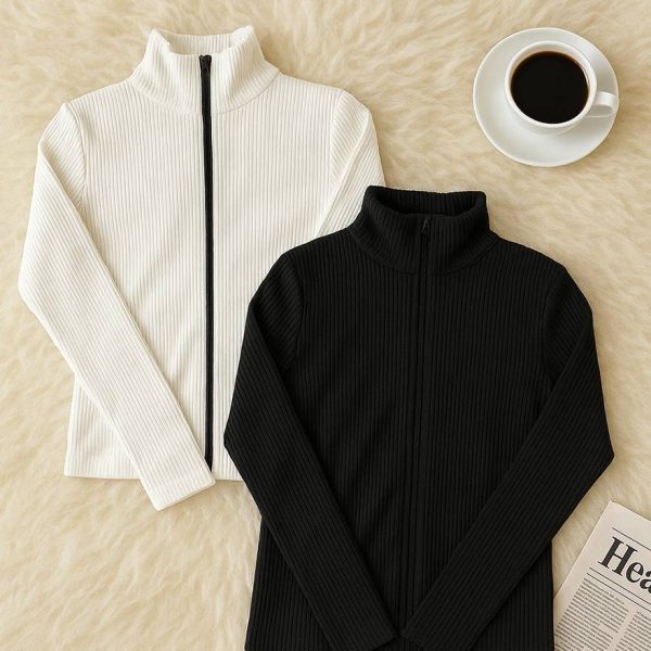 بلوز فانریپ تمام زیپ - مانتو پاتریس رشت