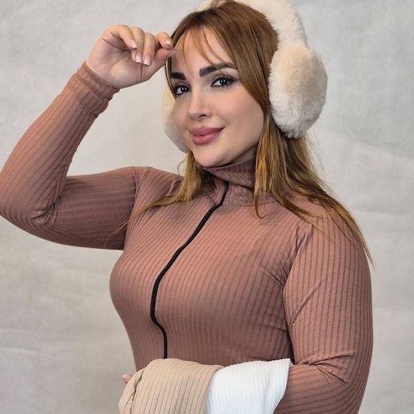 بلوز فانریپ تمام زیپ - مانتو پاتریس رشت