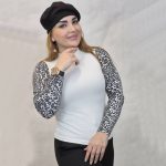 بلوز آستین پلنگی - مانتو پاتریس رشت