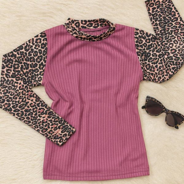 بلوز آستین پلنگی - مانتو پاتریس رشت