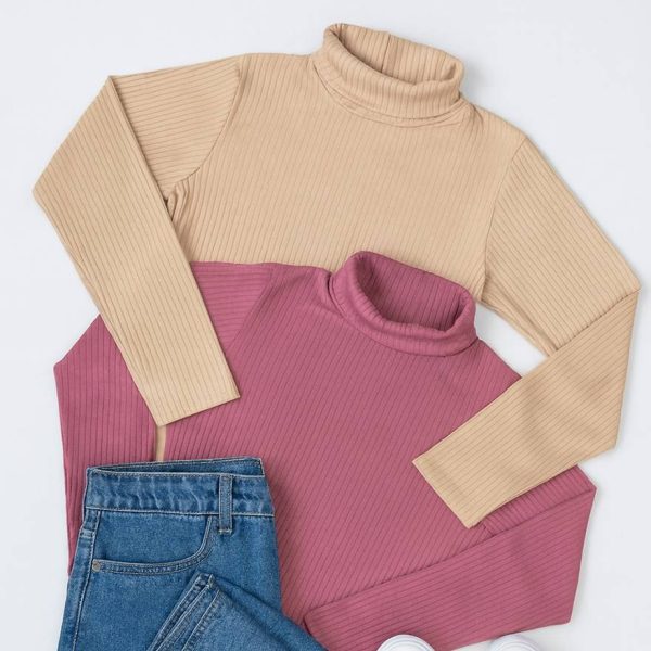 بلوز یقه اسکی فینگری فانریپ