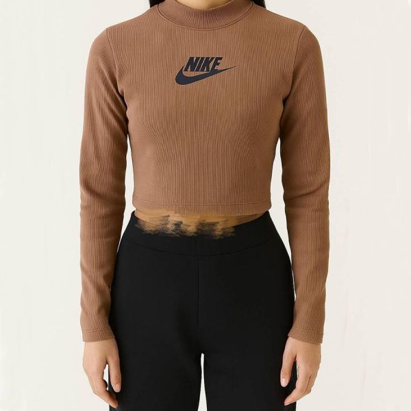 بلوز کراپ آستین بلند نایک فانریپ - مانتو پاتریس رشت