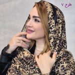 شال کبریتی پلنگی - مانتو پاتریس رشت