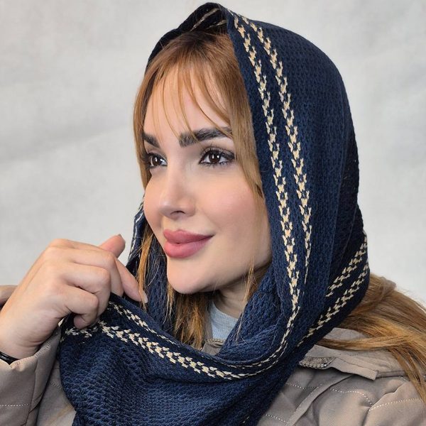 شال رینگی بافت حاشیه دار