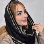 شال رینگی بافت حاشیه دار