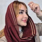 شال رینگی بافت حاشیه دار - مانتو پاتریس رشت