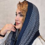 شال رینگی بافت طرحدار - مانتو پاتریس رشت