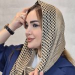 شال رینگی بافت حاشیه دار