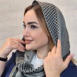 شال رینگی بافت حاشیه دار