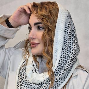 شال رینگی بافت طرحدار - مانتو پاتریس رشت