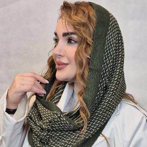 شال رینگی بافت طرحدار - مانتو پاتریس رشت