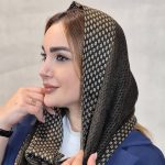 شال رینگی بافت حاشیه دار - مانتو پاتریس رشت