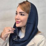 شال رینگی حاشیه دار بافت - مانتو پاتریس رشت