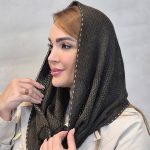 شال رینگی حاشیه دار بافت