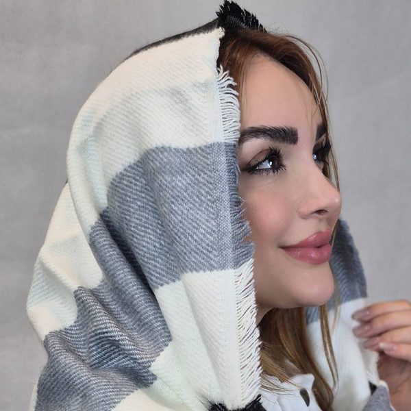 34700339-3 شال موهر چهارخونه - مانتو پاتریس رشت