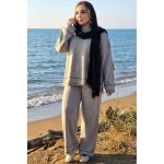 ست بلوز شلوار بافت سوزنی