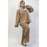 ست بلوز شلوار بافت سوزنی