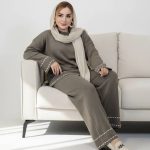 ست بلوز شلوار بافت سوزنی - مانتو پاتریس رشت