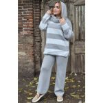 ست بلوز شلوار بافت پازلی - مانتو پاتریس رشت