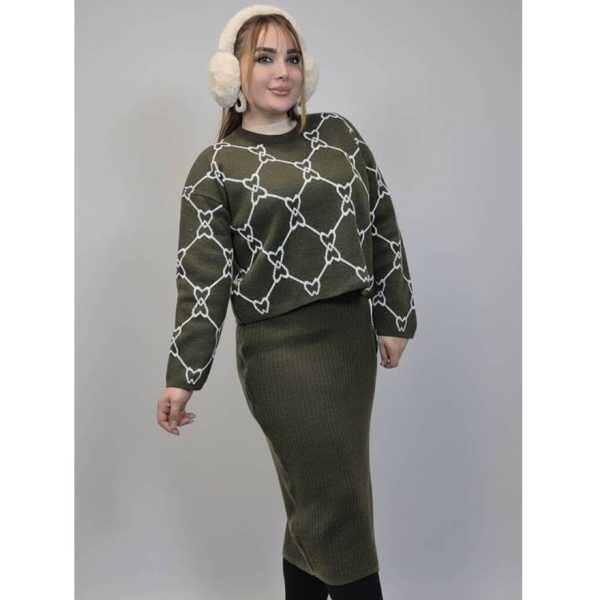 ست بلوز سارافون پاپیون بافت