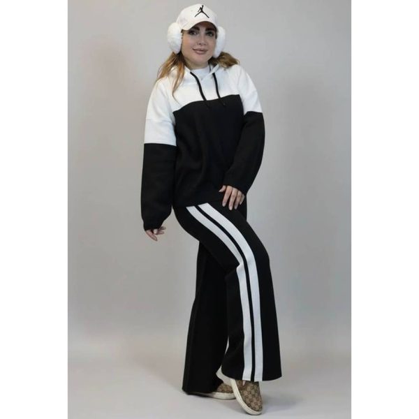 ست هودی شلوار 2 خط - مانتو پاتریس رشت