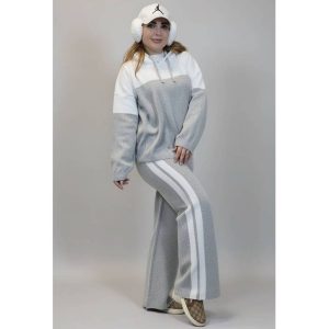 ست هودی شلوار 2 خط - مانتو پاتریس رشت