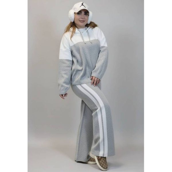 ست هودی شلوار 2 خط - مانتو پاتریس رشت