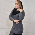 تونیک گپ یقه گرد بافت - مانتو پاتریس رشت