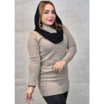 تونیک گپ یقه گرد بافت - مانتو پاتریس رشت