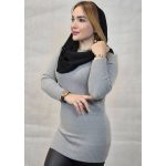 تونیک گپ یقه گرد بافت - مانتو پاتریس رشت