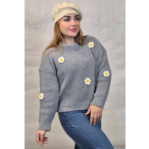 بلوز بافت کراپ بابونه - مانتو پاتریس رشت