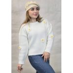 بلوز بافت کراپ بابونه - مانتو پاتریس رشت