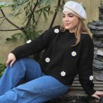 بلوز بافت کراپ بابونه - مانتو پاتریس رشت